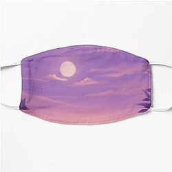 Pastel Moonrise Flat Mask