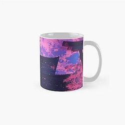 Cherry Blossom Moonrise at Ancient Japanese Temple Classic Mug
