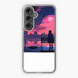 Lonely Anime Moonrise Samsung Galaxy Soft Case