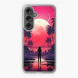 Anime Lonely Moonrise Samsung Galaxy Soft Case