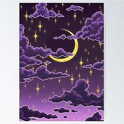 Moody Moonrise Poster