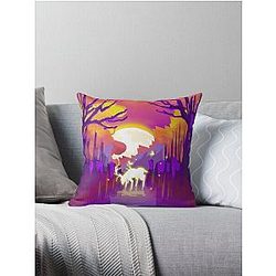 Moonrise Glow Throw Pillow