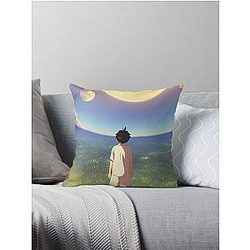 Double Moonrise Throw Pillow