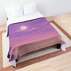 Pastel Moonrise Comforter