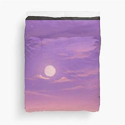 Pastel Moonrise Duvet Cover