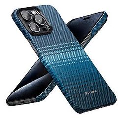 Pitaka MagEZ Case 5 Moonrise for iPhone 15 Pro Max with Case-Less Touch Feeling, 6.7-inch, 1500D Aramid Fiber Made, MagSafe Compatible
