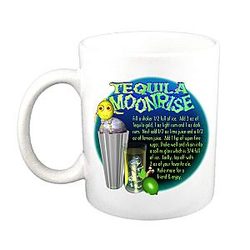 Tequila Moonrise Drink Recipe on 11 oz White Cup