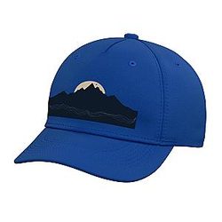 Mountain Moonrise Hiking Adventure Art Printed Baseball Hat