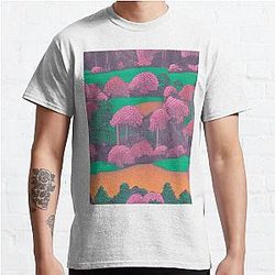 Shadows in the Forest - Mystical Moonrise - Japanese landscape Classic T-Shirt