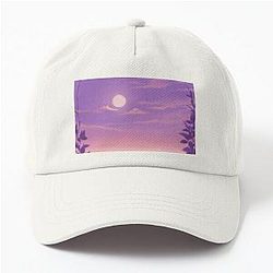 Pastel Moonrise Dad Hat