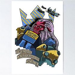 Swedish Morat Team tee Poster RB0301