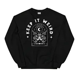 Keep It Weird Fan Art  Morbid Podcast Sweatshirts