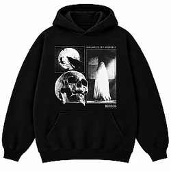 Haunted by  Morbid Podcast Hoodies