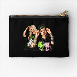 Morbid Podcast features engaging comedic banter Morbid Podcast Zipper Pouches