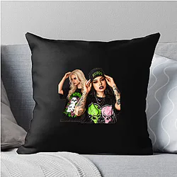 Morbid Podcast features engaging comedic banter Morbid Podcast Pillows Cover