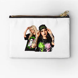 Morbid Podcast features engaging comedic banter Morbid Podcast Zipper Pouches
