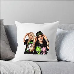 Morbid Podcast features engaging comedic banter Morbid Podcast Pillows Cover