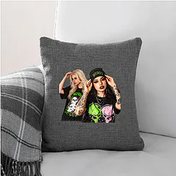 Morbid Podcast features engaging comedic banter Morbid Podcast Pillows Cover