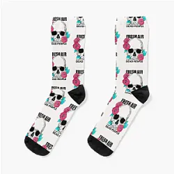 Fresh Air is for Dead People Morbid Podcast Socks