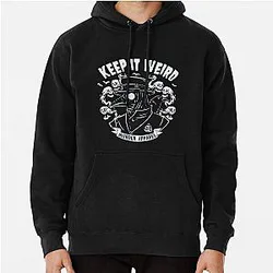 Plague Doctor Keep It Weird  Morbid Podcast Hoodies