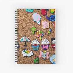 Cute Moriah Elizabeth characters designs 2 Spiral Notebook