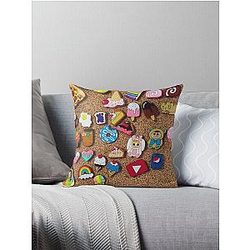 Cute Moriah Elizabeth characters designs Throw Pillow