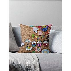Cute Moriah Elizabeth characters designs 2 Throw Pillow