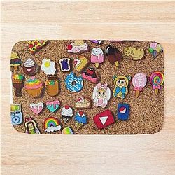 Cute Moriah Elizabeth characters designs Bath Mat