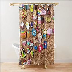 Cute Moriah Elizabeth characters designs Shower Curtain