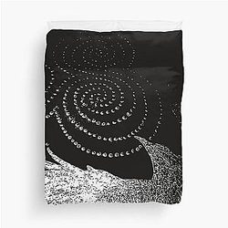 Bad the Morrigan Celtic Goddess Duvet Cover