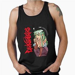 Darkstalkers Morrigan T-Shirt Side Text Tank Top Ver.3