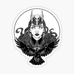 The Morrigan Sticker
