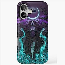 The Morrigan Death Tarot Card Phone Case