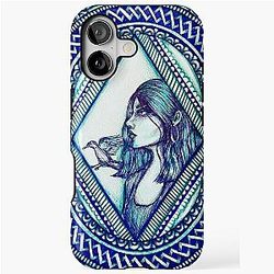 Morrigan and the Raven iPhone Case