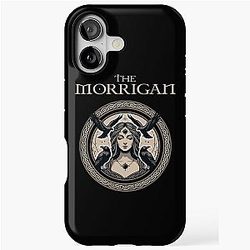The Morrigan Celtic Goddess of War Witchcraft and Destiny iPhone Tough Case