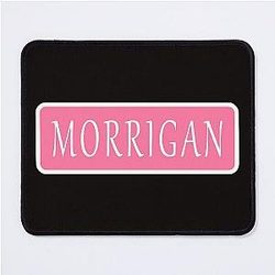 Morrigan Girls Name Mouse Pad