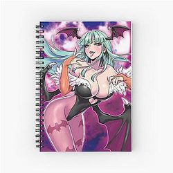 Morrigan Aensland Spiral Notebook