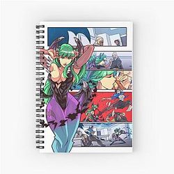Morrigan Aensland Spiral Notebook