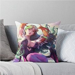 Morrigan Aensland Darkstalkers Vampire Succubus Throw Pillow