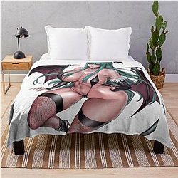 Darkstalkers Night Revenge Morrigan Waifu Throw Blanket
