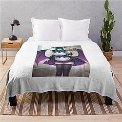 Morrigan Aensland Throw Blanket