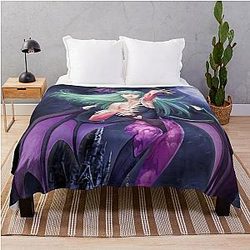 Morrigan Aensland Throw Blanket