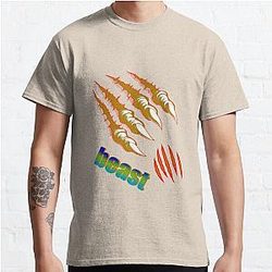 Logo beast,fanny beast Tiger fanny  Classic T-Shirt RB1409