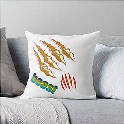 Logo beast,fanny beast Tiger fanny  Throw Pillow RB1409