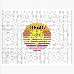 gaming beast style Vintage t-shirts Jigsaw Puzzle RB1409