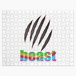 Logo beast,fanny beast Tiger tiger Jigsaw Puzzle RB1409