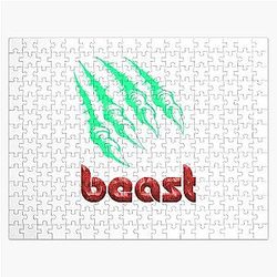 Logo beast,fanny beast Tiger tiger Jigsaw Puzzle RB1409