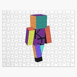 Karl Jacobs Mrbeast Minecraft skin Jigsaw Puzzle RB1409