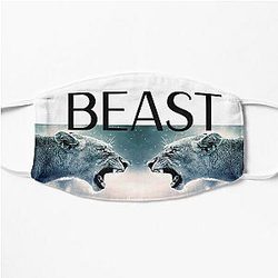 logo beast fanny beast Flat Mask RB1409
