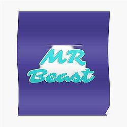 MrBeast Clothing and Accessories Collection Poster RB1409